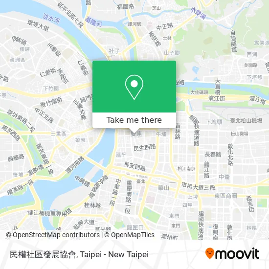 民權社區發展協會 map