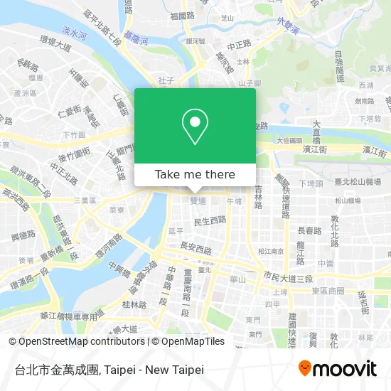 台北市金萬成團地圖