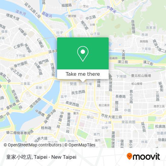 童家小吃店 map