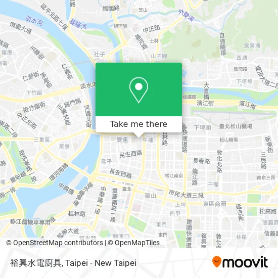 裕興水電廚具地圖