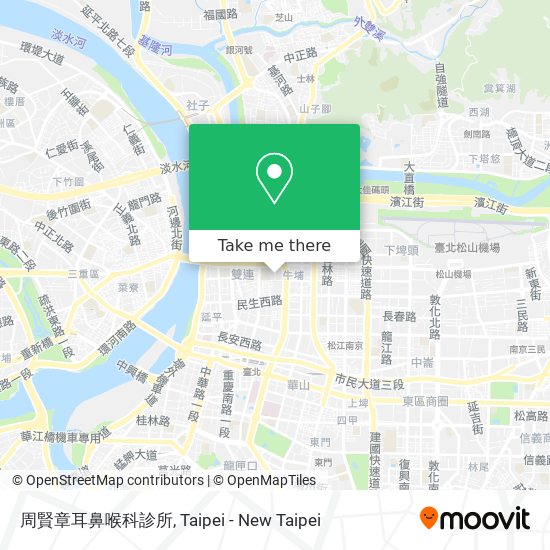 周賢章耳鼻喉科診所 map