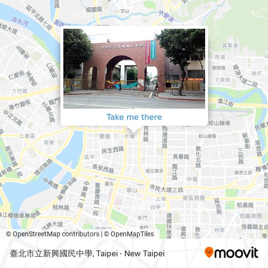 臺北市立新興國民中學 map