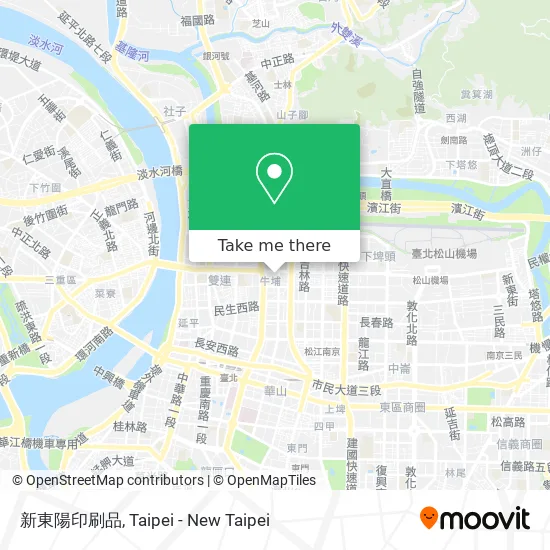新東陽印刷品地圖