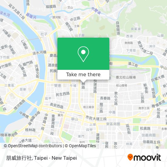 朋威旅行社 map