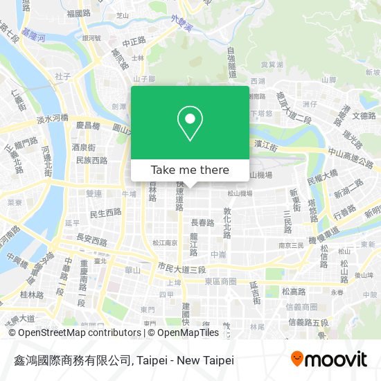 鑫鴻國際商務有限公司 map