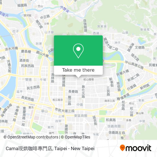 Cama現烘咖啡專門店 map