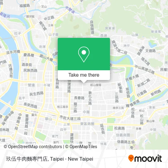 玖伍牛肉麵專門店地圖