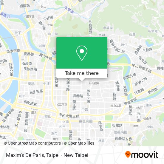Maxim's De Paris map