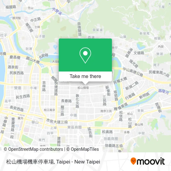 松山機場機車停車場地圖