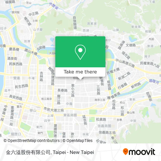 金六溢股份有限公司地圖