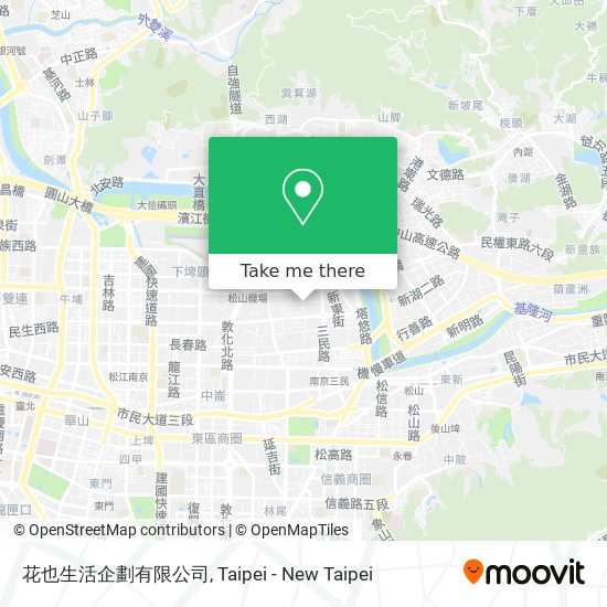 花也生活企劃有限公司 map