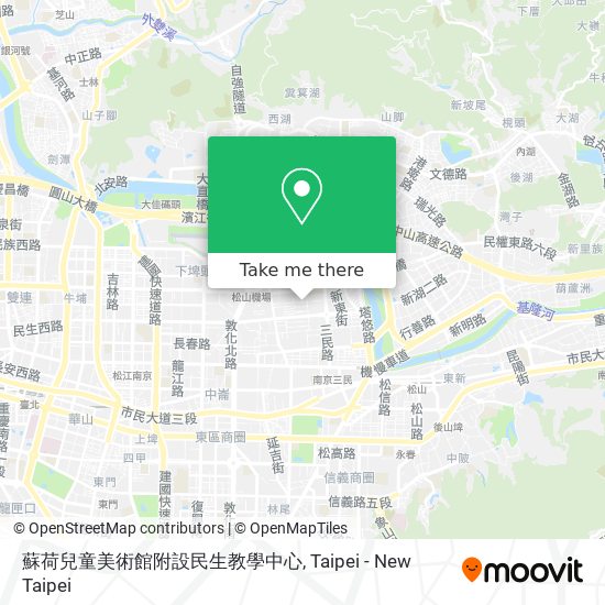 蘇荷兒童美術館附設民生教學中心 map