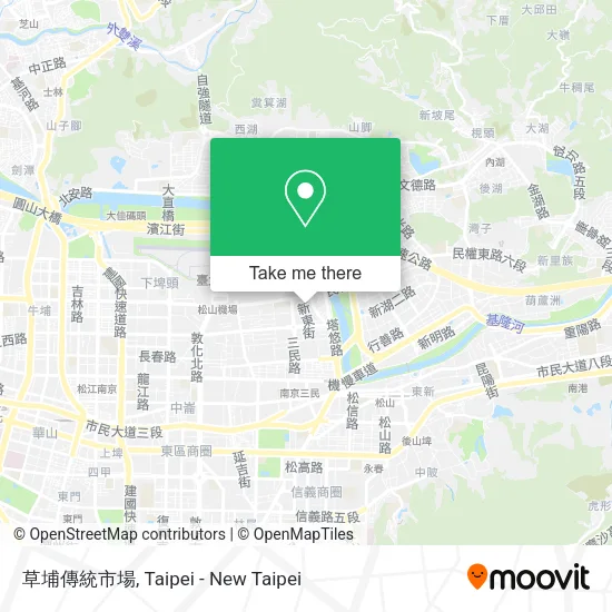 草埔傳統市場地圖