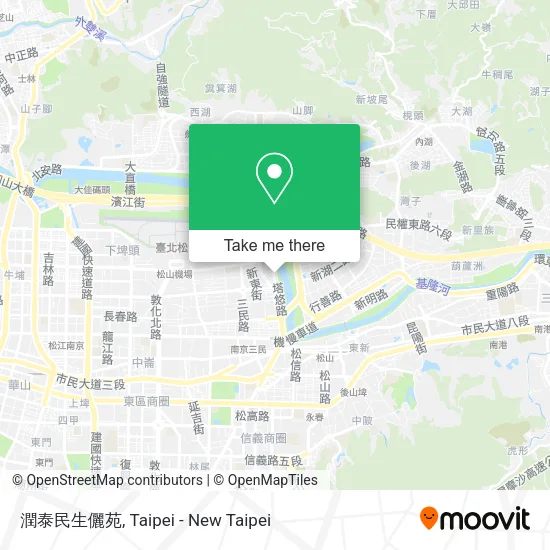 潤泰民生儷苑地圖
