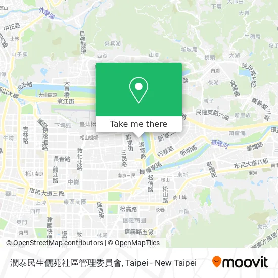 潤泰民生儷苑社區管理委員會 map