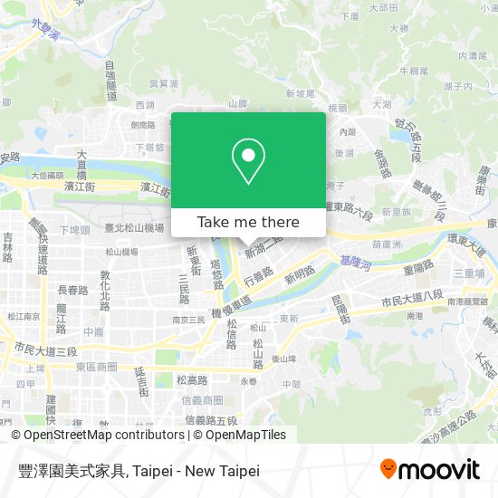 豐澤園美式家具地圖