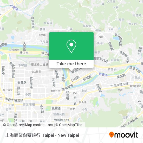 上海商業儲蓄銀行地圖