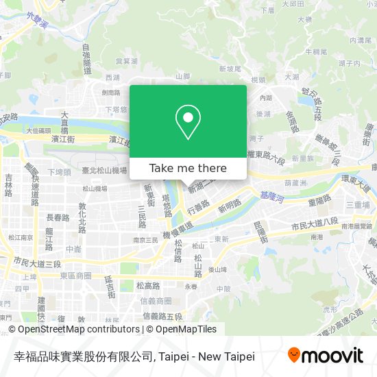 幸福品味實業股份有限公司地圖