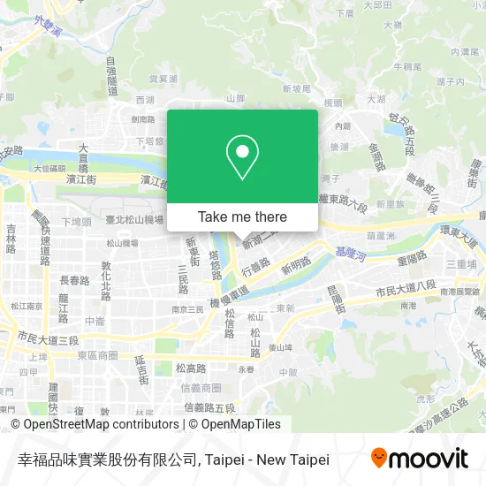 幸福品味實業股份有限公司地圖