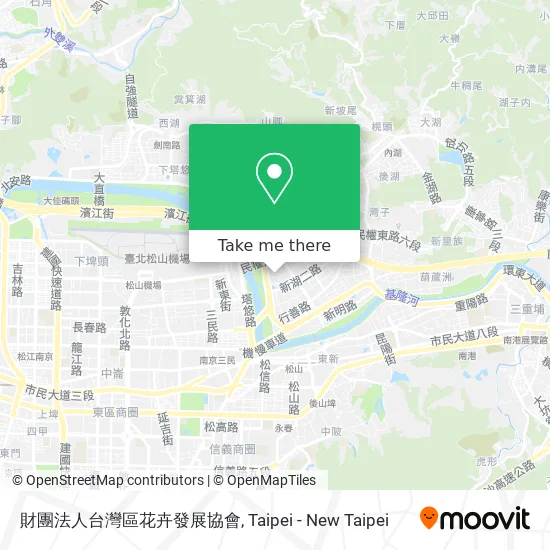 財團法人台灣區花卉發展協會 map