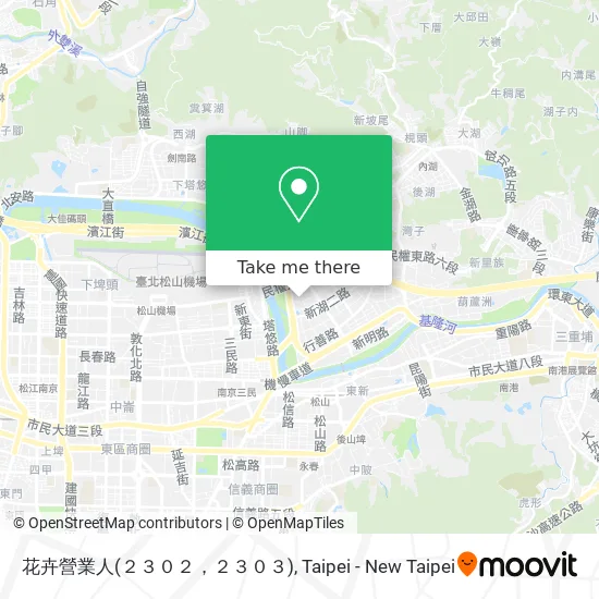 花卉營業人(２３０２，２３０３) map