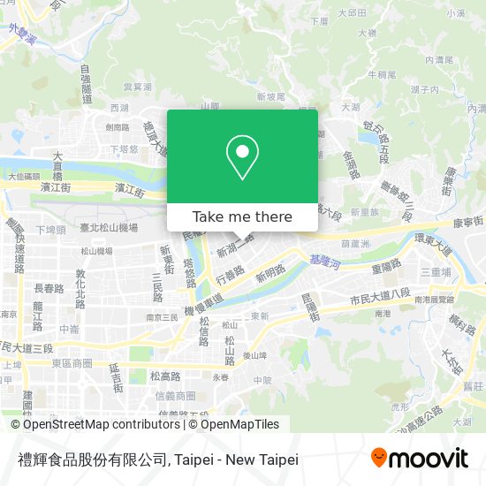 禮輝食品股份有限公司 map