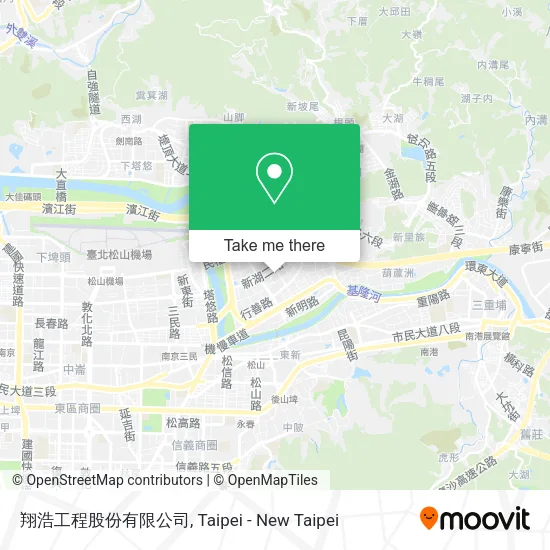 翔浩工程股份有限公司地圖