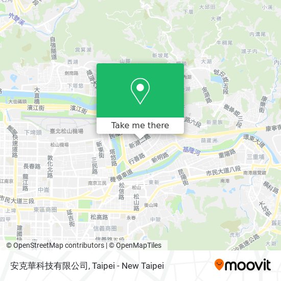 安克華科技有限公司 map