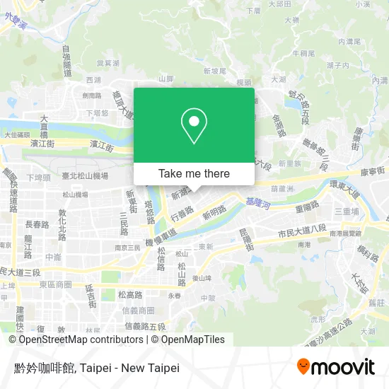 黔妗咖啡館地圖