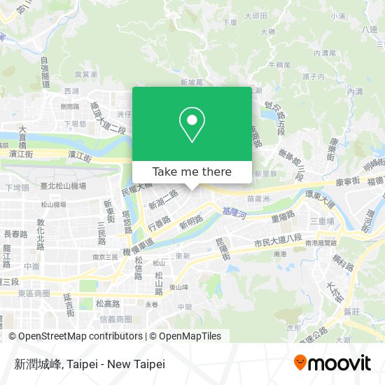 新潤城峰 map
