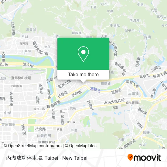 內湖成功停車場地圖