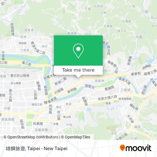 雄獅旅遊 map
