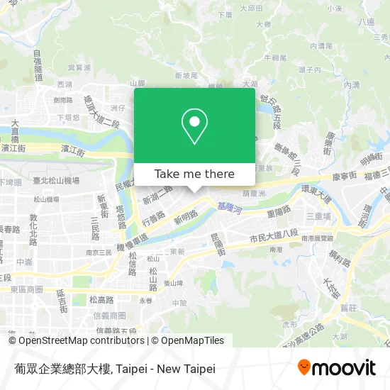 葡眾企業總部大樓 map