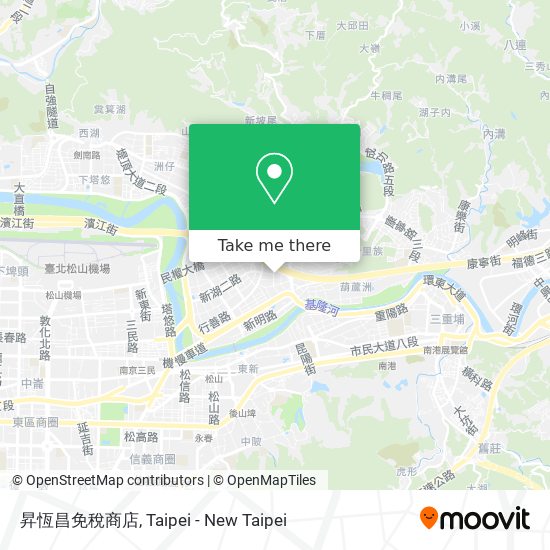 昇恆昌免稅商店 map