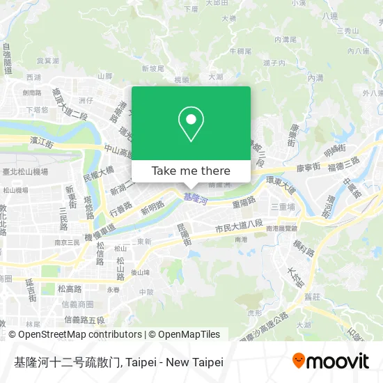 基隆河十二号疏散门地圖
