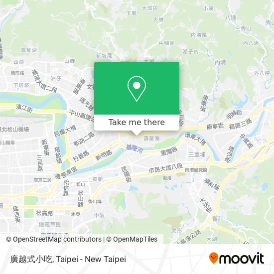 廣越式小吃 map