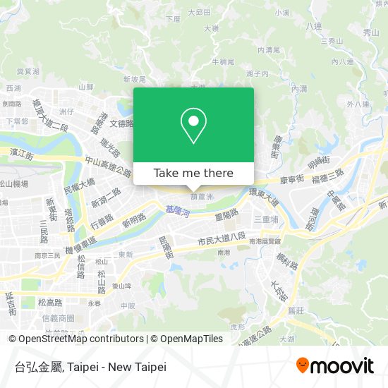 台弘金屬 map