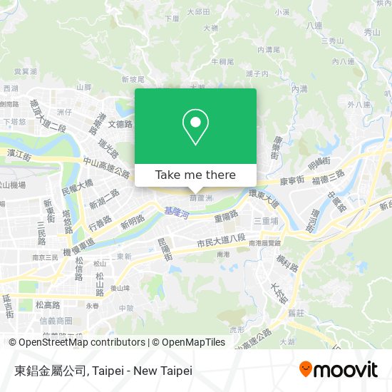 東錩金屬公司 map