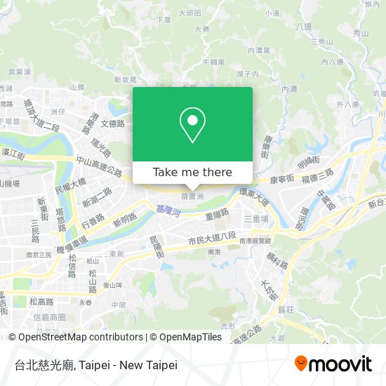 台北慈光廟 map