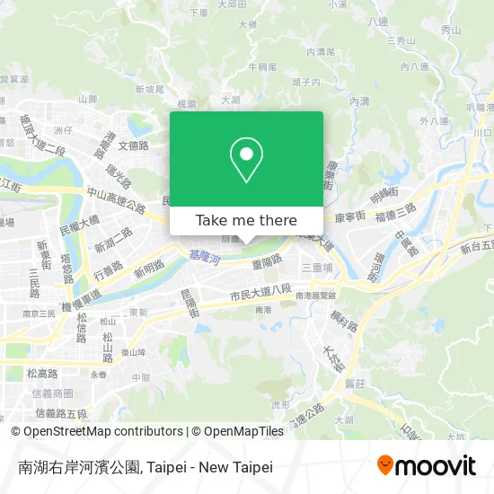 南湖右岸河濱公園 map
