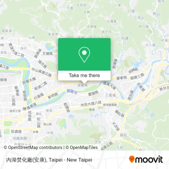 內湖焚化廠(安康)地圖