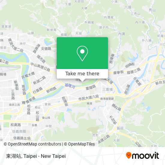 東湖站 map