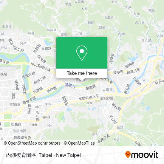 內湖復育園區 map