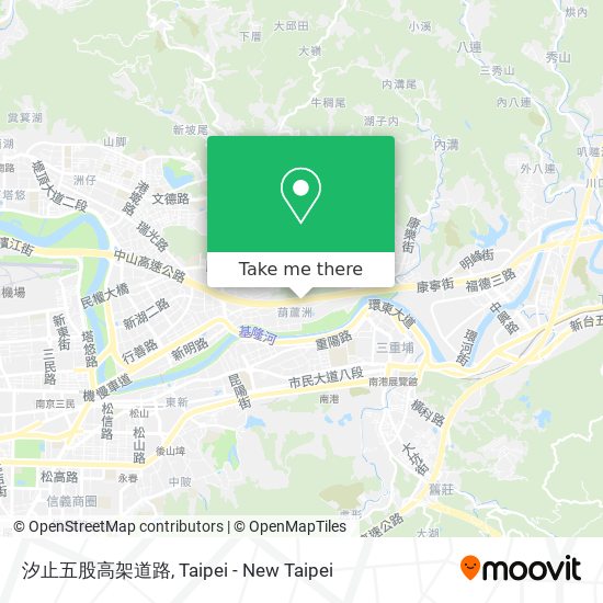 汐止五股高架道路 map