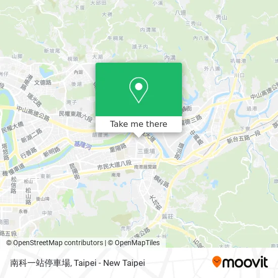 南科一站停車場 map