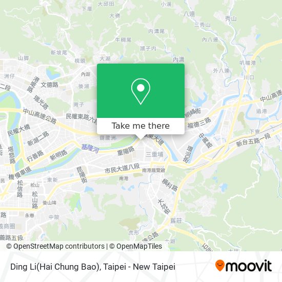 Ding Li(Hai Chung Bao) map