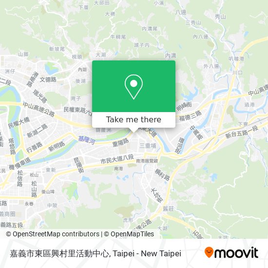 嘉義市東區興村里活動中心 map