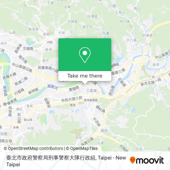 臺北市政府警察局刑事警察大隊行政組 map