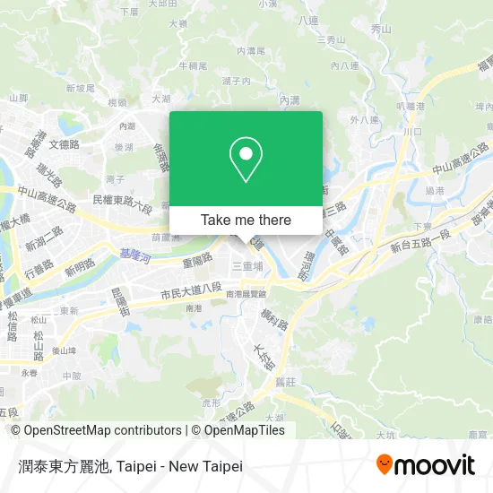 潤泰東方麗池地圖