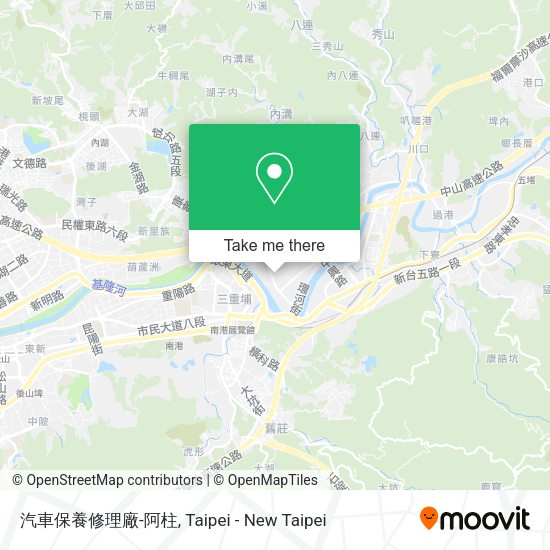 汽車保養修理廠-阿柱地圖